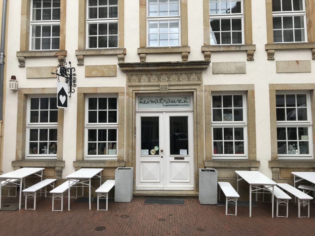 Fassade des Feinkostladens Heimatrausch by Geschmackskomplizen